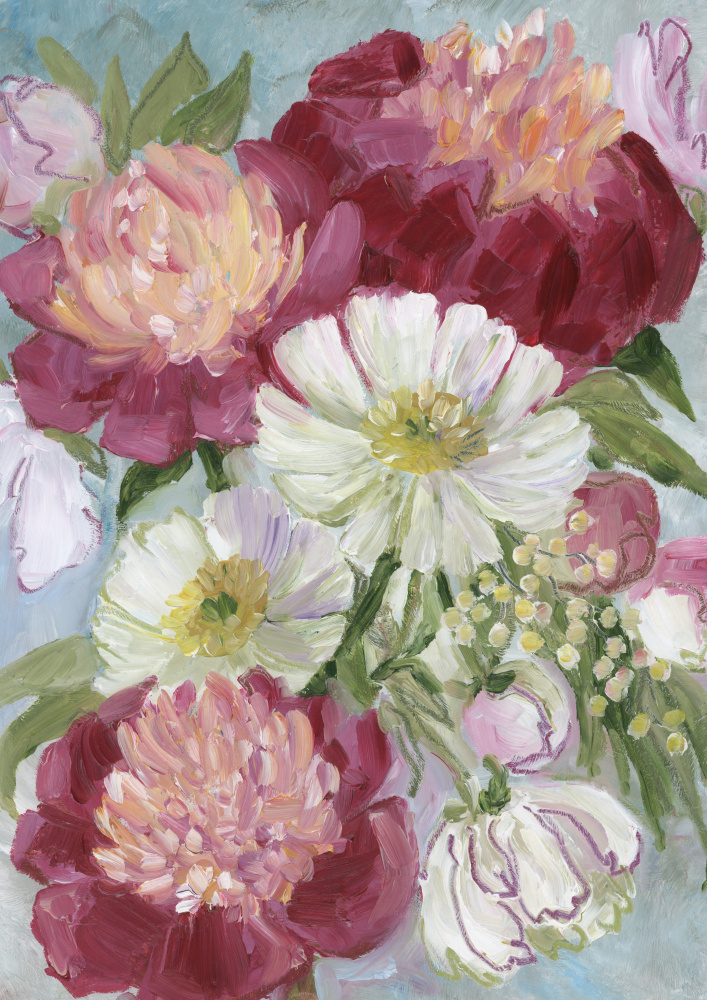 Eleanora painterly florals de Rosana Laiz Blursbyai