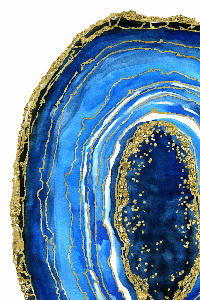 Cobalt blue geode de Rosana Laiz Blursbyai