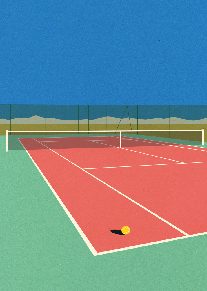 Tennis Court In the Desert de Rosi Feist