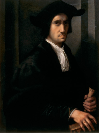 Portrait of a Man (panel) de Rosso Fiorentino