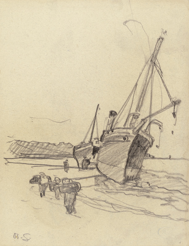 Stranded steamboat de Rudolf Gudden