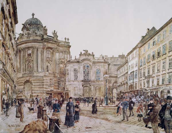 Vienna , Hofburg and Michaeltrakt de Rudolf von Alt