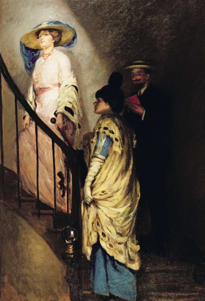 The Meeting on the Stairs de Rupert Charles Wolston Bunny