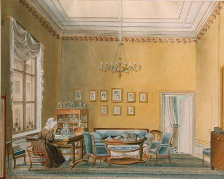 Interior of Boratynsky's House in Moscow de Russian School