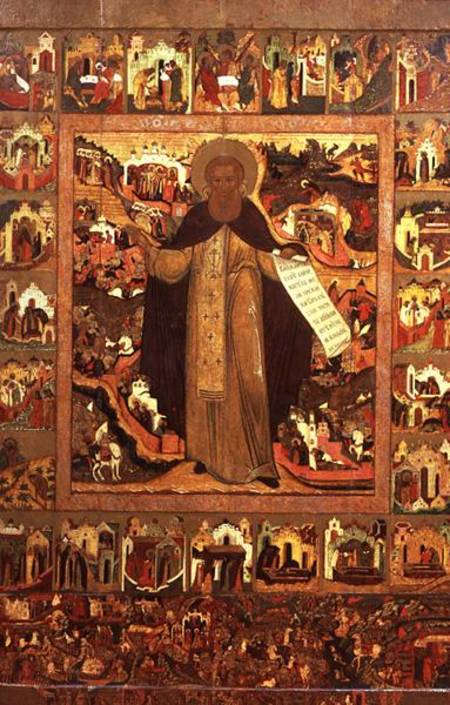 Life of St. Sergius of Radonesh de Russian School