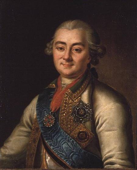 Portrait of Count Alexei Grigorievich Orlov (1737-1808) de Russian School