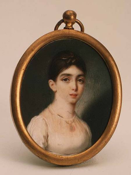 Portrait of Darya Mikhailovna Opochinina (1788-1854) de Russian School