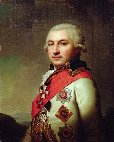 Portrait of Admiral Jose (Osip) de Ribas, after 1796 de Russian School