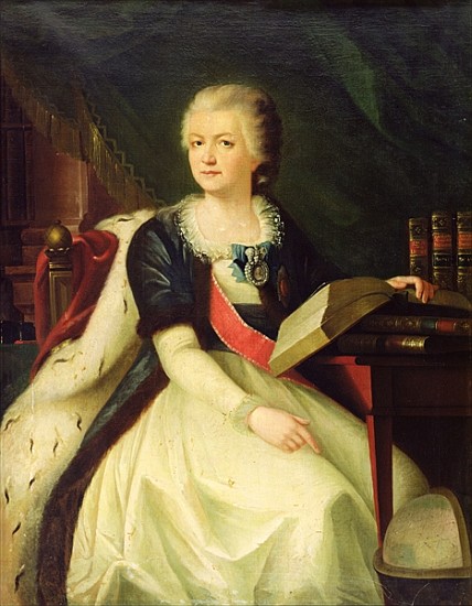 Portrait of Princess Yekaterina R. Vorontsova-Dashkova de Russian School
