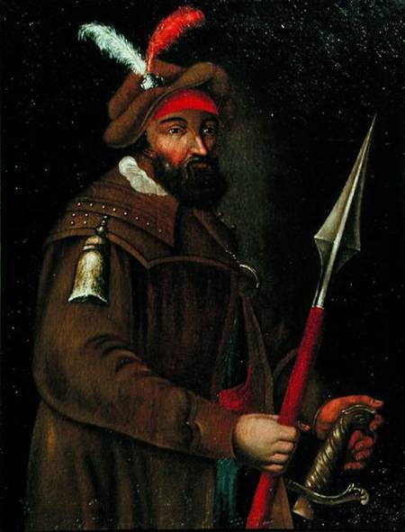 Portrait of Yermak Timofeyevich (d.1584/5) de Russian School