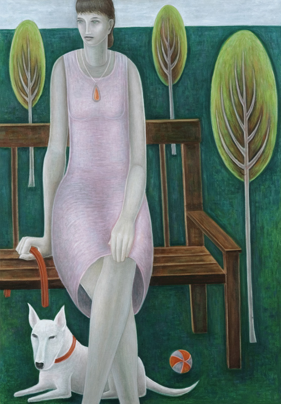 Woman in Park, 2006 (oil on canvas)  de Ruth  Addinall