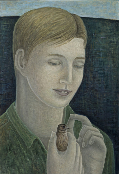 The Young Francis (Boy Holding Bird) de Ruth  Addinall