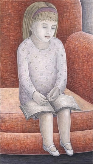 Wee Reader, 2005 (oil on canvas)  de Ruth  Addinall