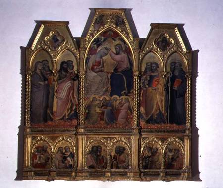 Coronation of the Virgin with Saints de S. Gerini