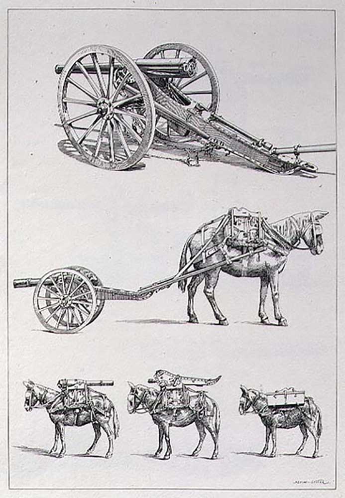 The Artillery Gun and its Transportation de Saint-Elme Gautier