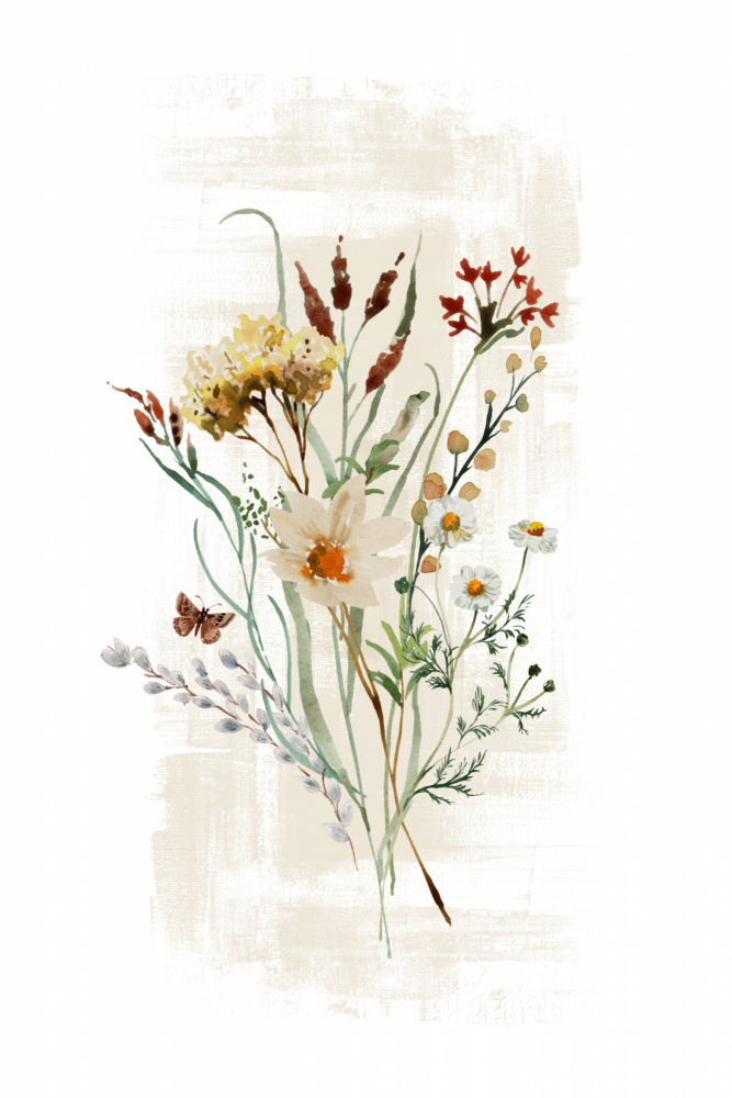 Wild Floral in soft shades de Sally Ann Moss
