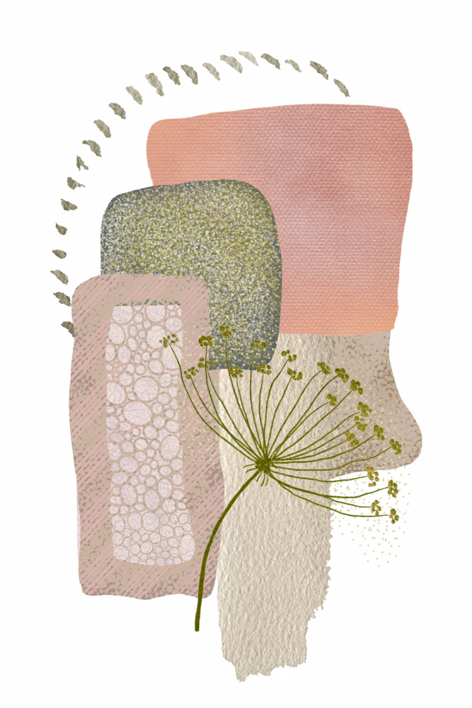Delicate Pink and Green-1 de Sally Ann Moss