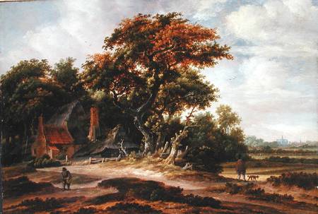 Wooded Landscape near Haarlem de Salomon Rombouts