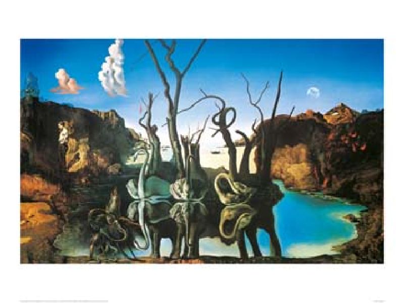 Reflejos de Elefantes - (SD-01) - Poster de Salvador Dalí