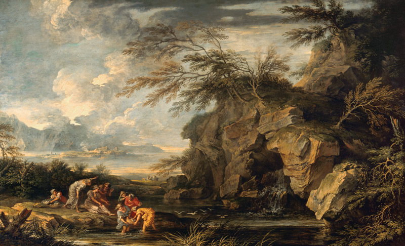 The Finding of Moses de Salvator Rosa