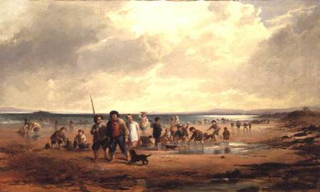 Children Playing on a Beach de Samuel Bough