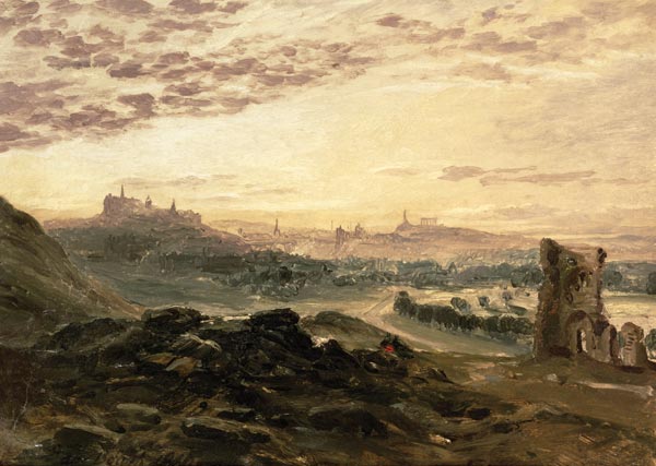 A Panoramic View of Edinburgh de Samuel Bough