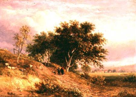 English Rural Landscape de Samuel David Colkett