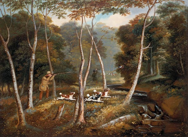 At the pheasant hunting. de Samuel Egbert Jones