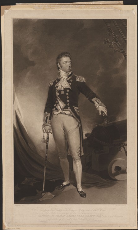 Sir Philip Bowes Vere Broke (1776-1841) de Samuel Lane