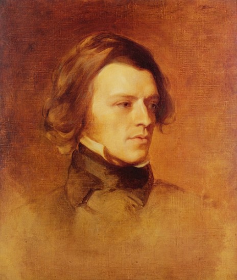 Portrait of Alfred Lord Tennyson (1809-92) c.1840 (oil on canvas de Samuel Laurence