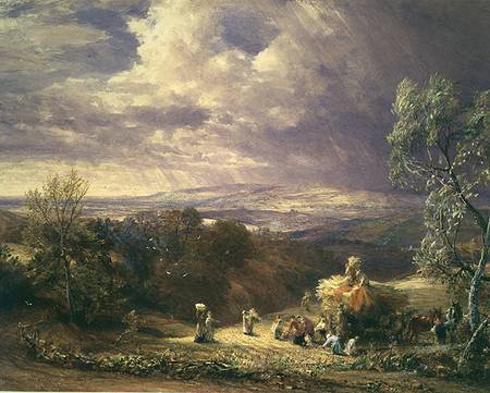 Harvesting (gouache) de Samuel Palmer