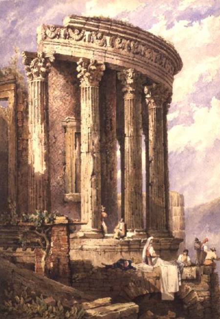 Tivoli, Temple of the Sibyl de Samuel Prout