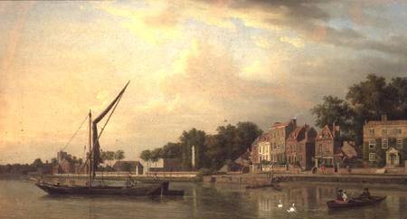 The Thames at Twickenham de Samuel Scott