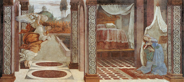 Botticelli, Annunciation for S.Martino de Sandro Botticelli