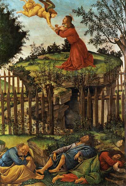 Christ at Mount o.Olives de Sandro Botticelli