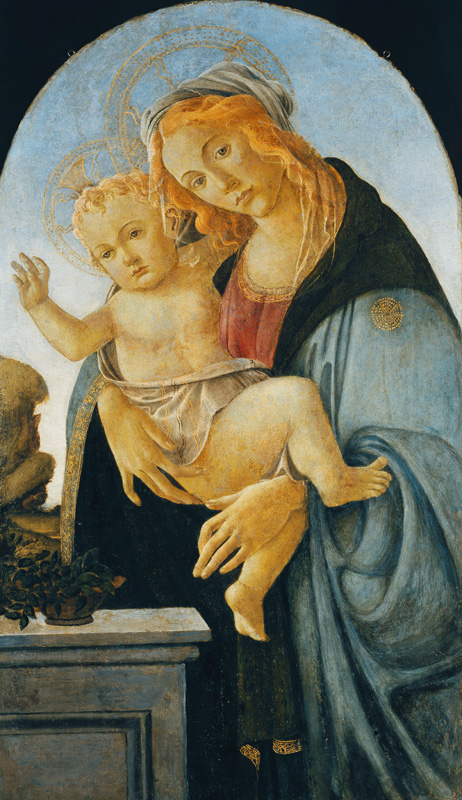 Madonna mit dem Jesuskind. de Sandro Botticelli