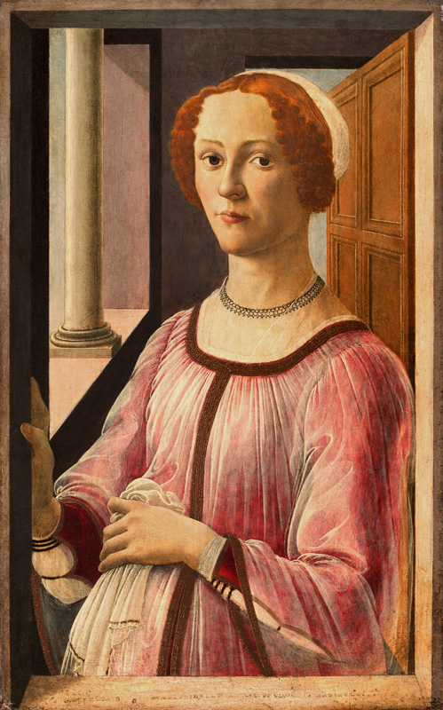 Portrait of Smeralda Bandinelli de Sandro Botticelli