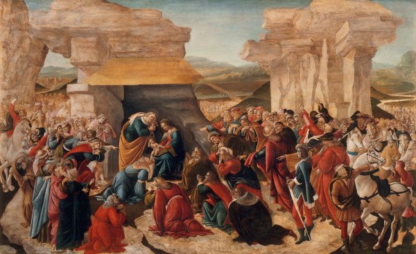Adoration of the Kings / Botticelli de Sandro Botticelli