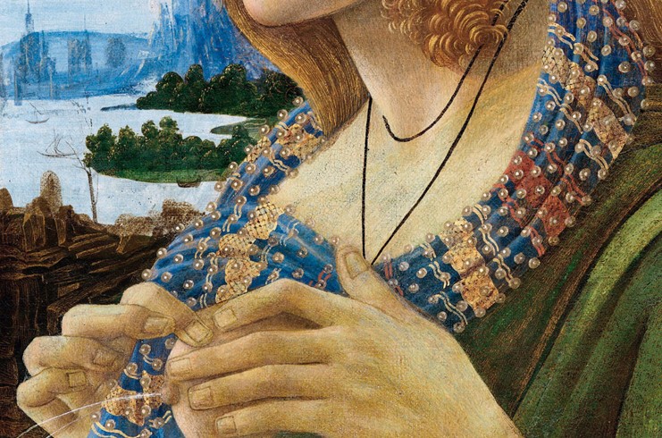 Allegorical Portrait of a Woman (Simonetta Vespucci). Detail de Sandro Botticelli