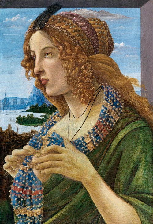 Allegorical Portrait of a Woman (Simonetta Vespucci) de Sandro Botticelli