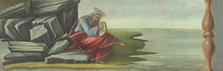 Altar von San Marco: Johannes der Evangelist. de Sandro Botticelli