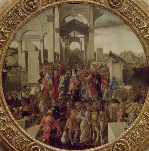 Die Anbetung der Koenige de Sandro Botticelli