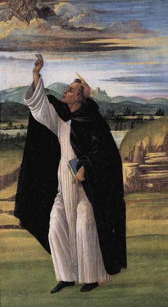 Botticelli / St.Dominic / c.1495 de Sandro Botticelli