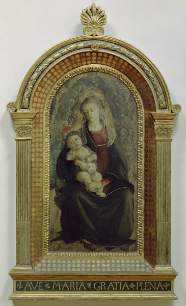 Botticelli, Madonna in der Engelsglorie de Sandro Botticelli