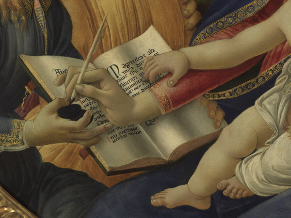 Botticelli, Madonna Magnificat, detail de Sandro Botticelli