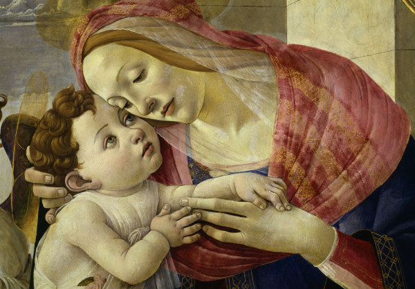 Botticelli Workshop / Madonna w.Angels de Sandro Botticelli