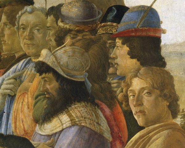 Botticelli, Worship Kings, section. de Sandro Botticelli