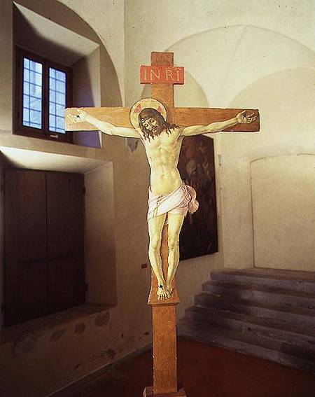 Crucifix (tempera on wood) de Sandro Botticelli