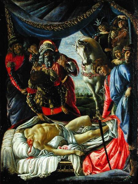 The Discovery of the Body of Holofernes de Sandro Botticelli
