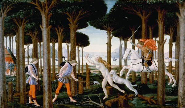 Story of Nastagio I de Sandro Botticelli